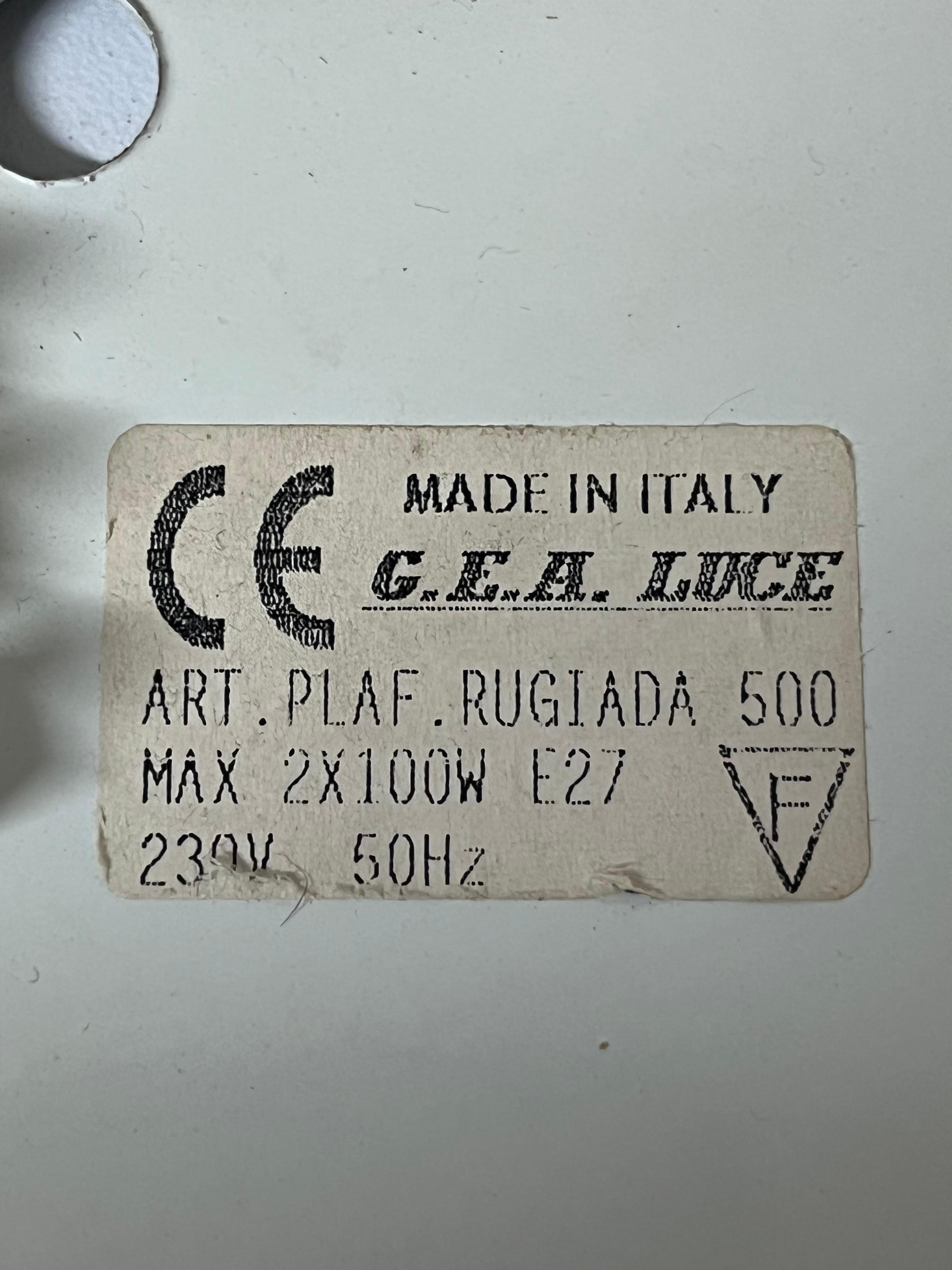 Grande lampada da soffitto veneziana a 3 luci in vetro di Murano, anni '80 in vendita 5