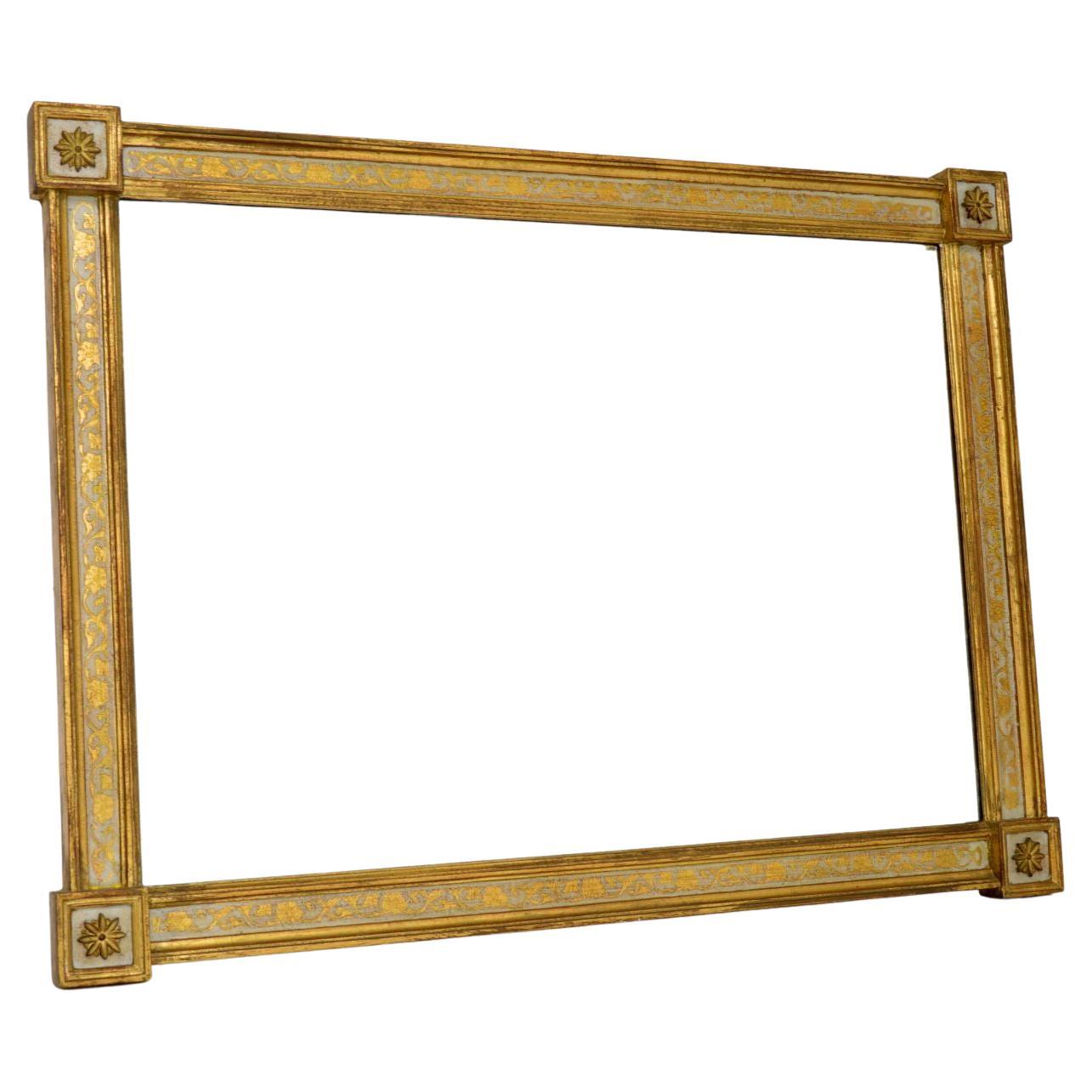 Large Venetian Gilt Wood Mirror