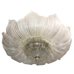Large Venetian Glass Light Fixture