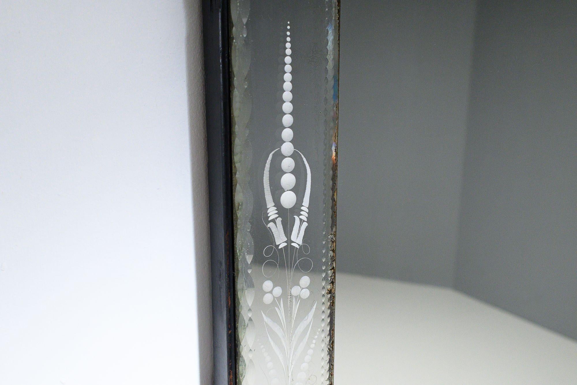 Large Venetian Mirror For Sale 4