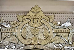 Large Venetian Mirror, Mid-20th Century