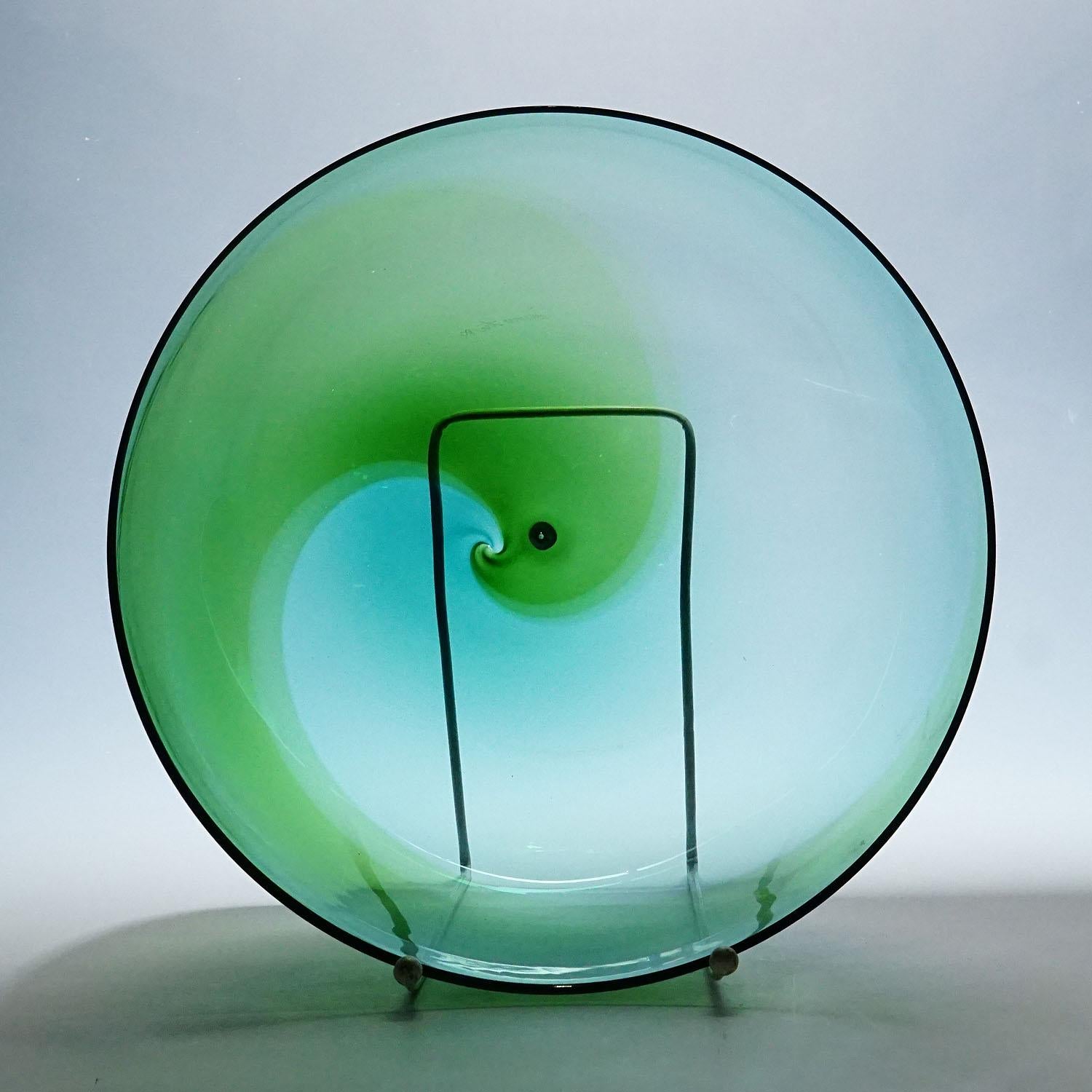 Art Glass Large Venini Bowl 'Coreano', Designed by Tapio Wirkkala in 1966 For Sale