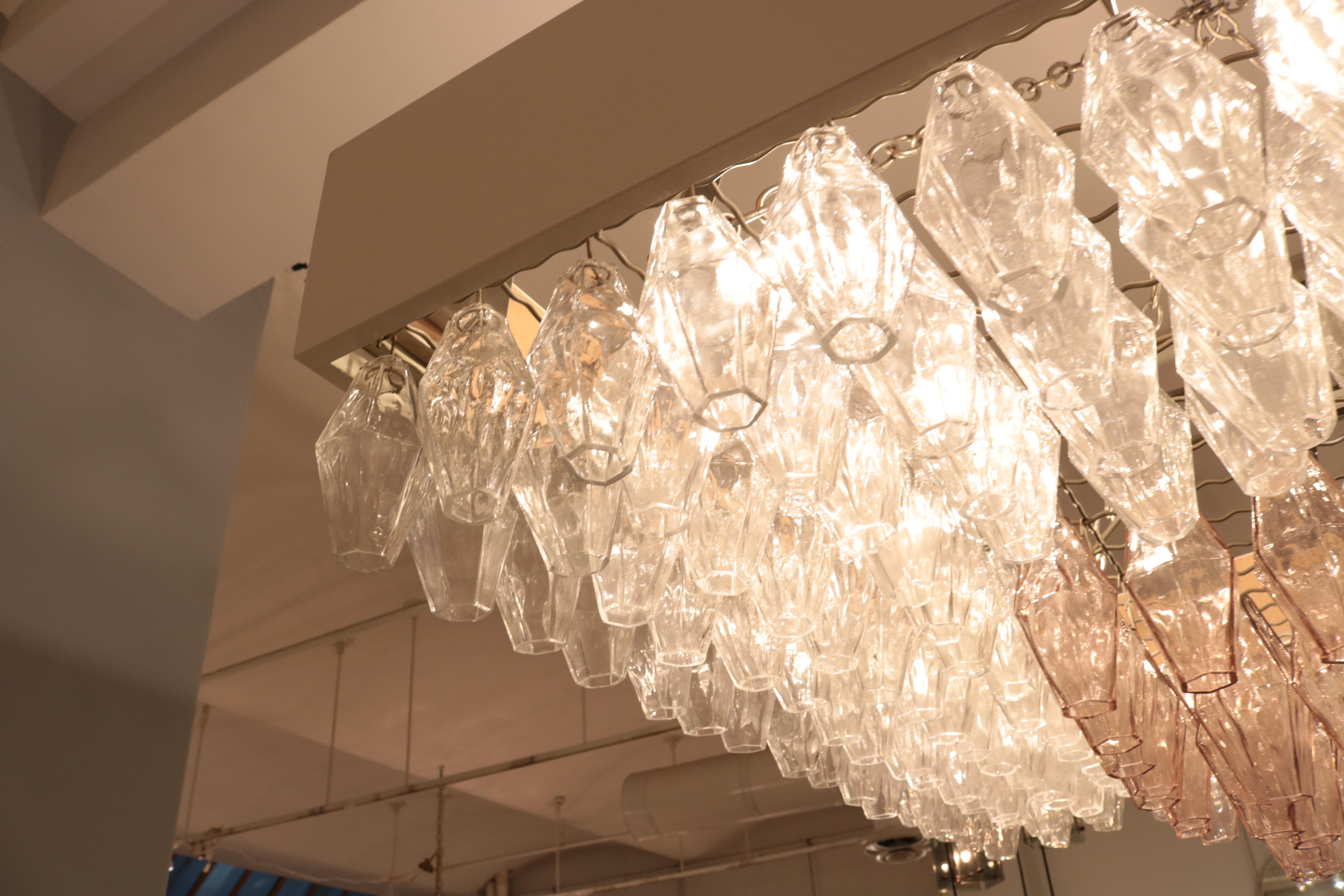 Large Venini Glass Light Installation In Good Condition For Sale In New York, NY
