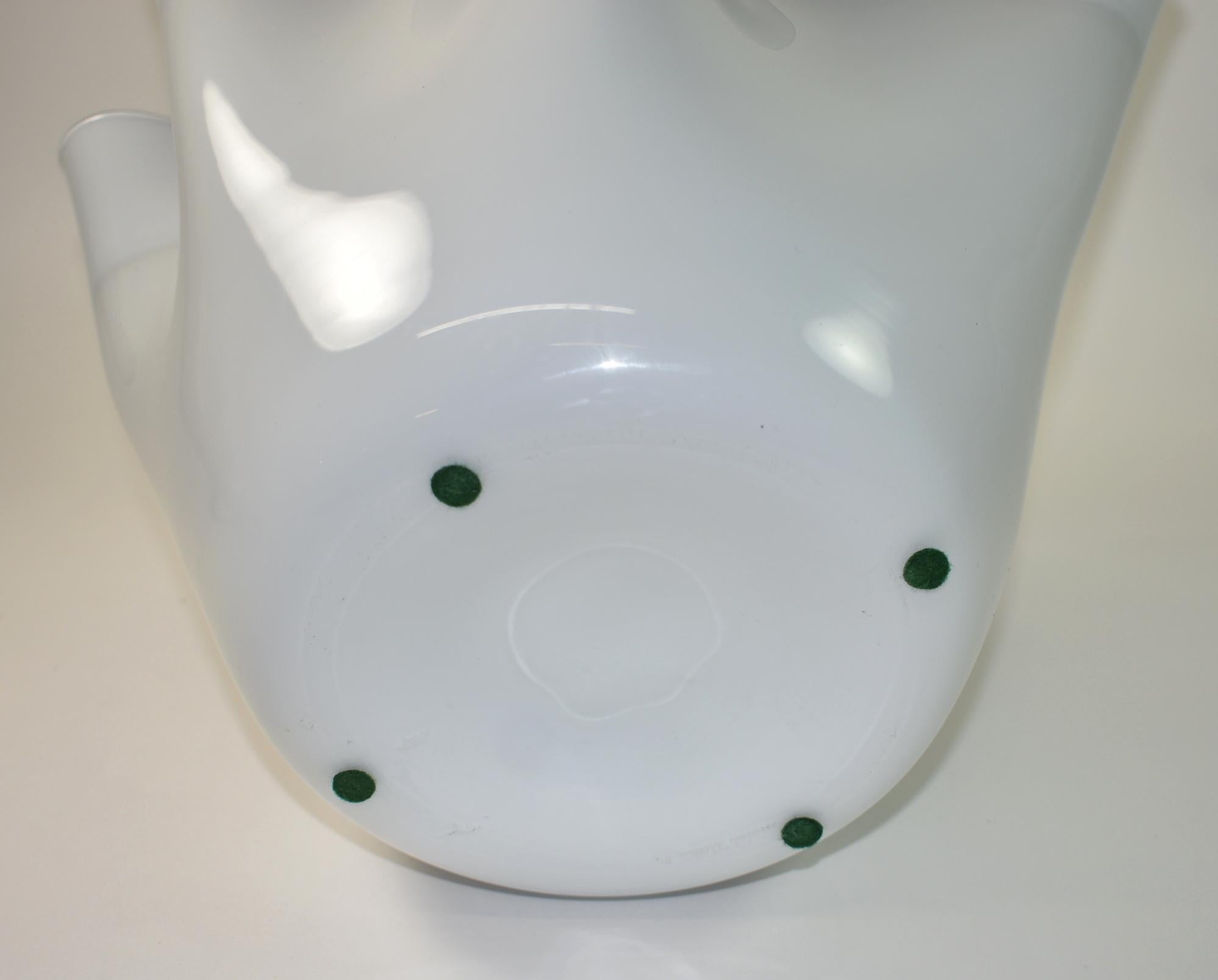 Große Venini-Vase aus italienischem Kunstglas „Fazzoletto“ mit Taschentuch von Fulvio Bianconi im Angebot 2