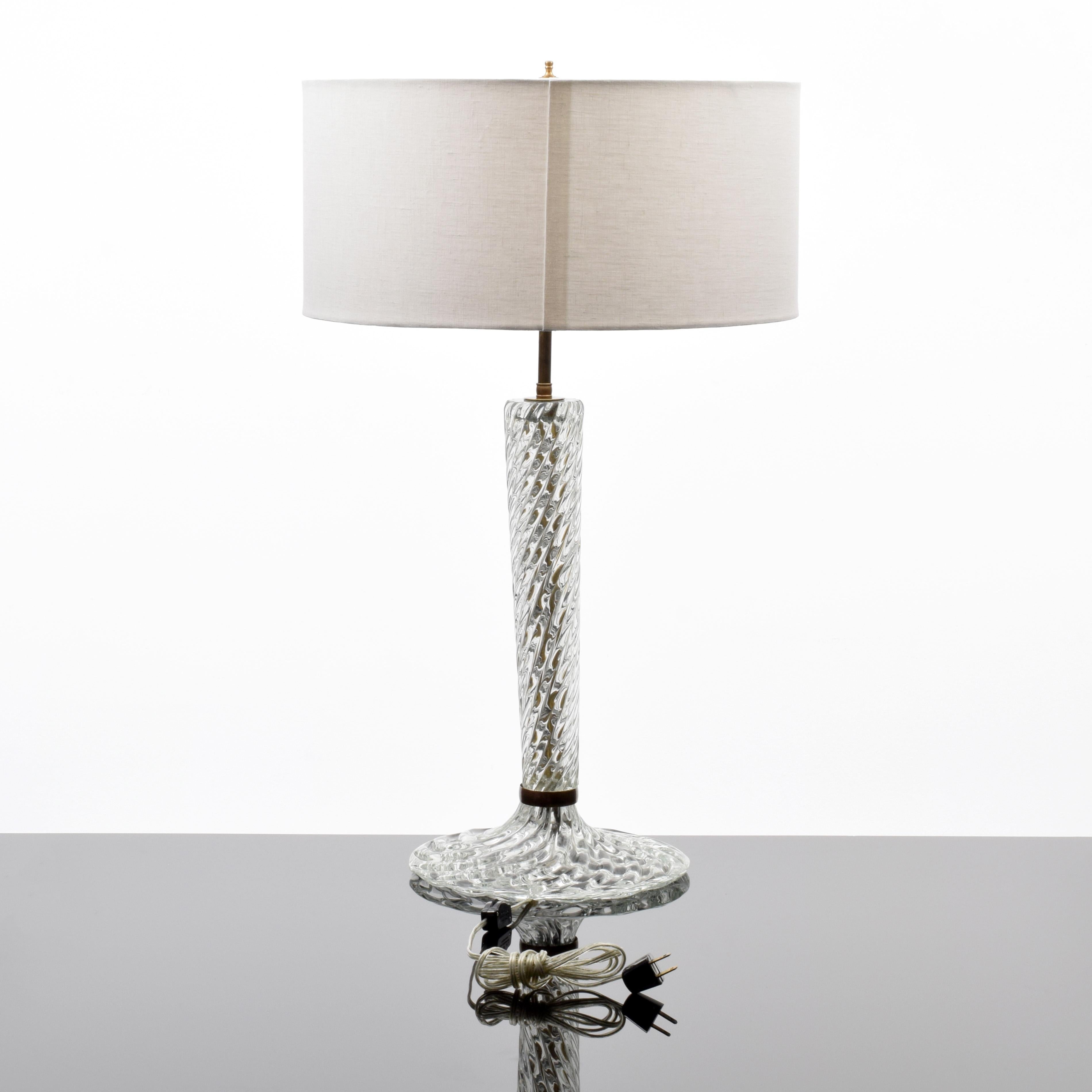 20th Century Large Venini Lamp For Sale