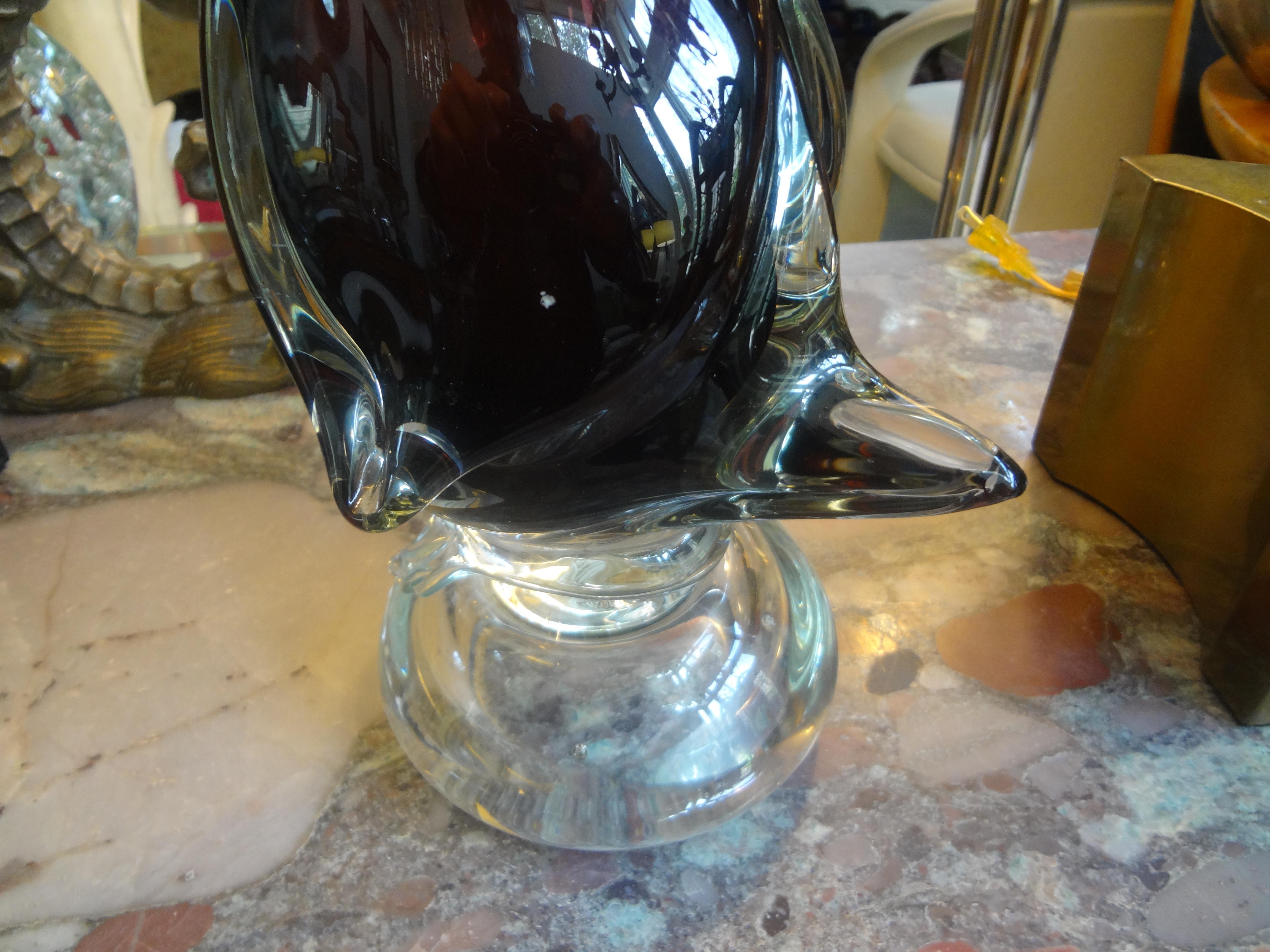 Italian Large Venini Style Murano Glass Duck