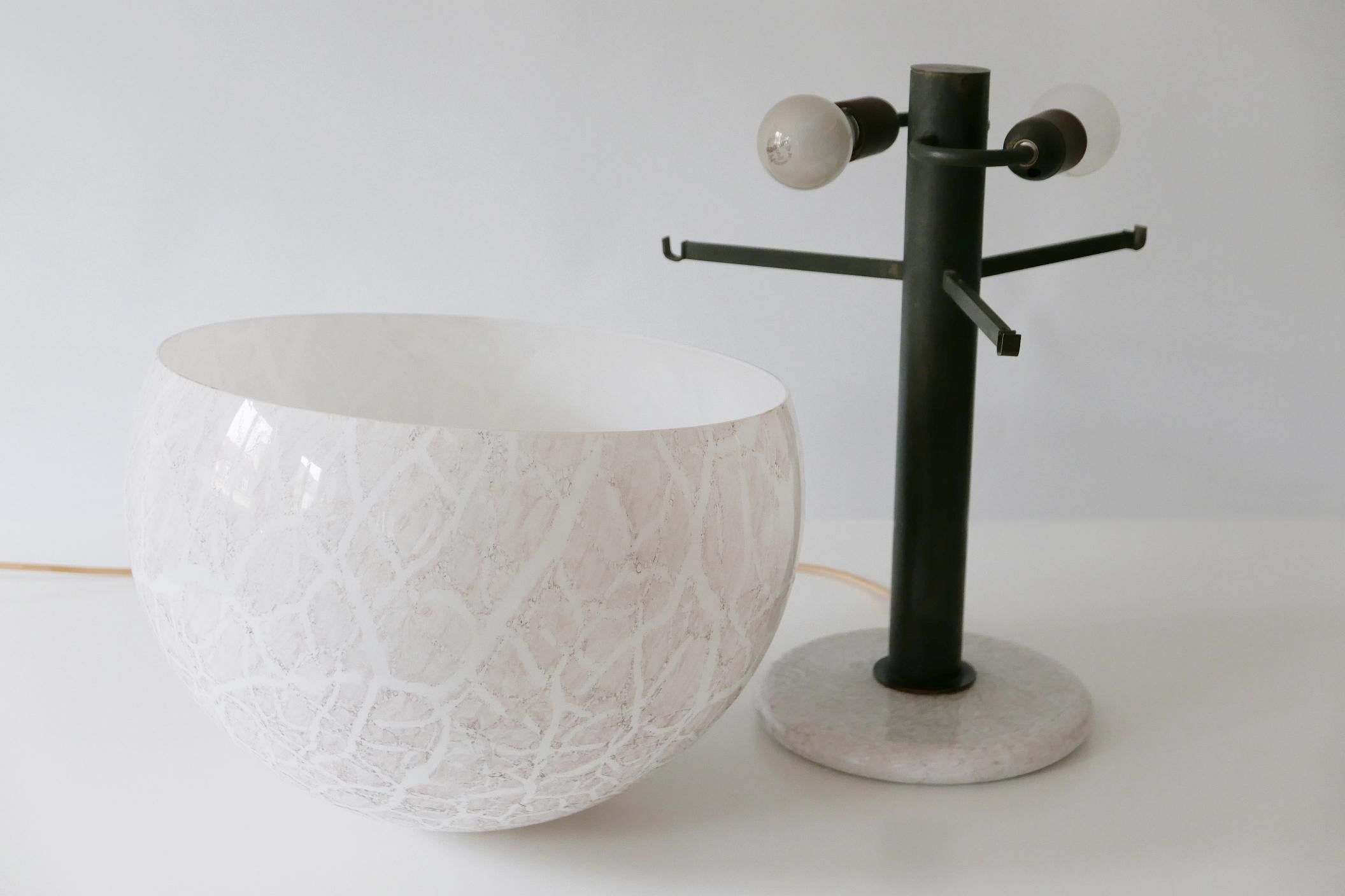 Grande lampada da tavolo Venini 'Model 832' di Ludovico Diaz de Santillana, anni '60, Italia in vendita 9
