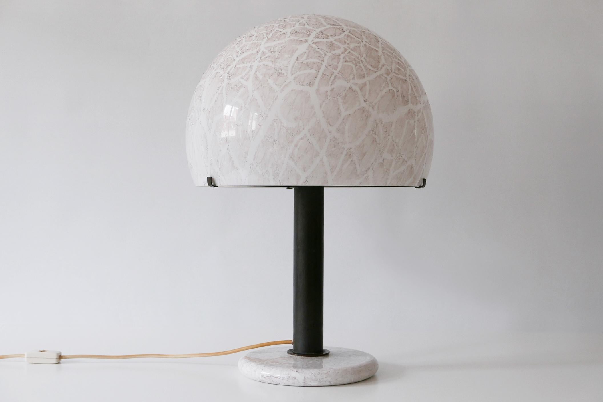 Mid-Century Modern Large Venini Table Lamp 'Model 832' by Ludovico Diaz de Santillana, 1960s, Italy For Sale