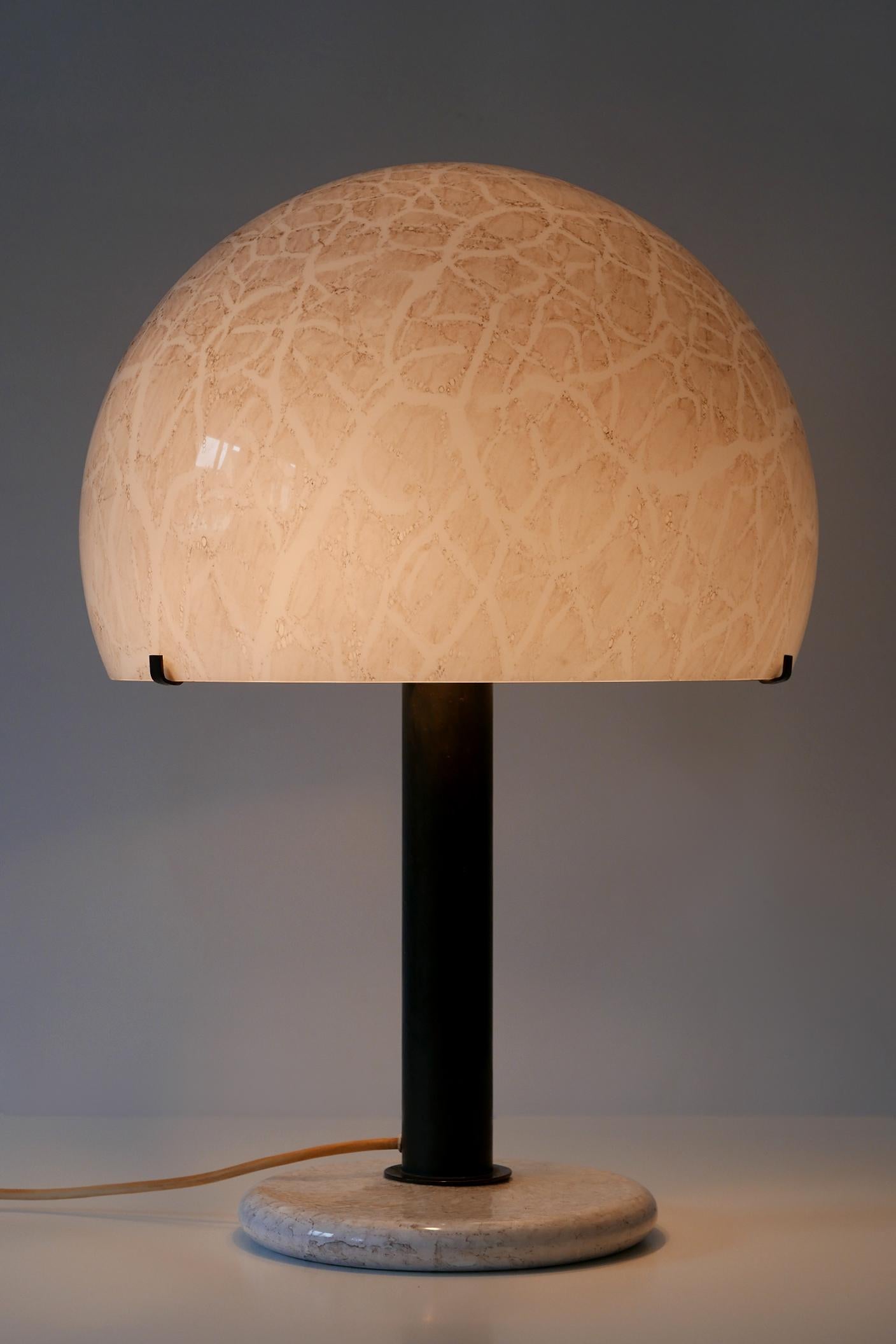 Metà XX secolo Grande lampada da tavolo Venini 'Model 832' di Ludovico Diaz de Santillana, anni '60, Italia in vendita