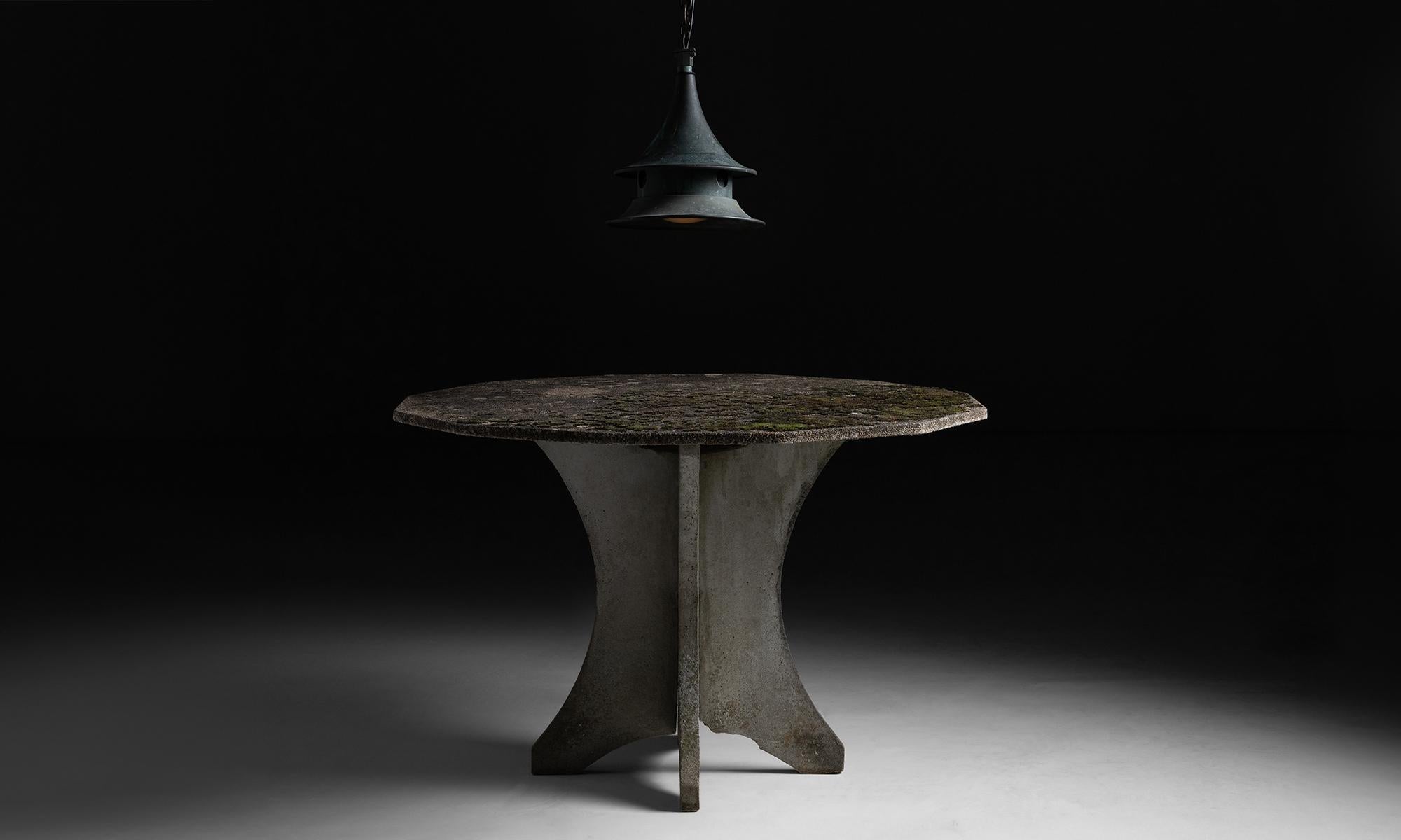 Large Verdigris Copper Lanterns, America circa 1950 2