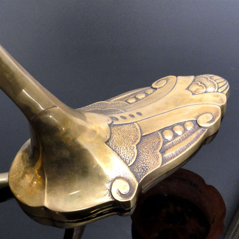 Large Version Art Nouveau Table Lamp by Charles Ranc 3