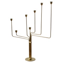 Large version "Ursa Major" brass candelabra by Piet Hein, 1950s
