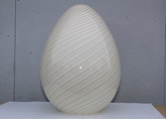 Large Vetri Murano Egg Lamp