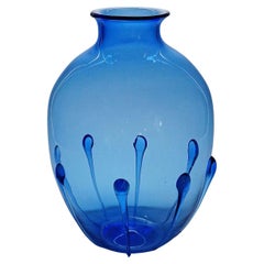 Large Vetro Soffiato Glass Vase by Vittorio Zecchin attr. Murano 1924