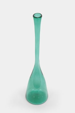 Large Vetro Verde d’Empoli Vase, 1950s