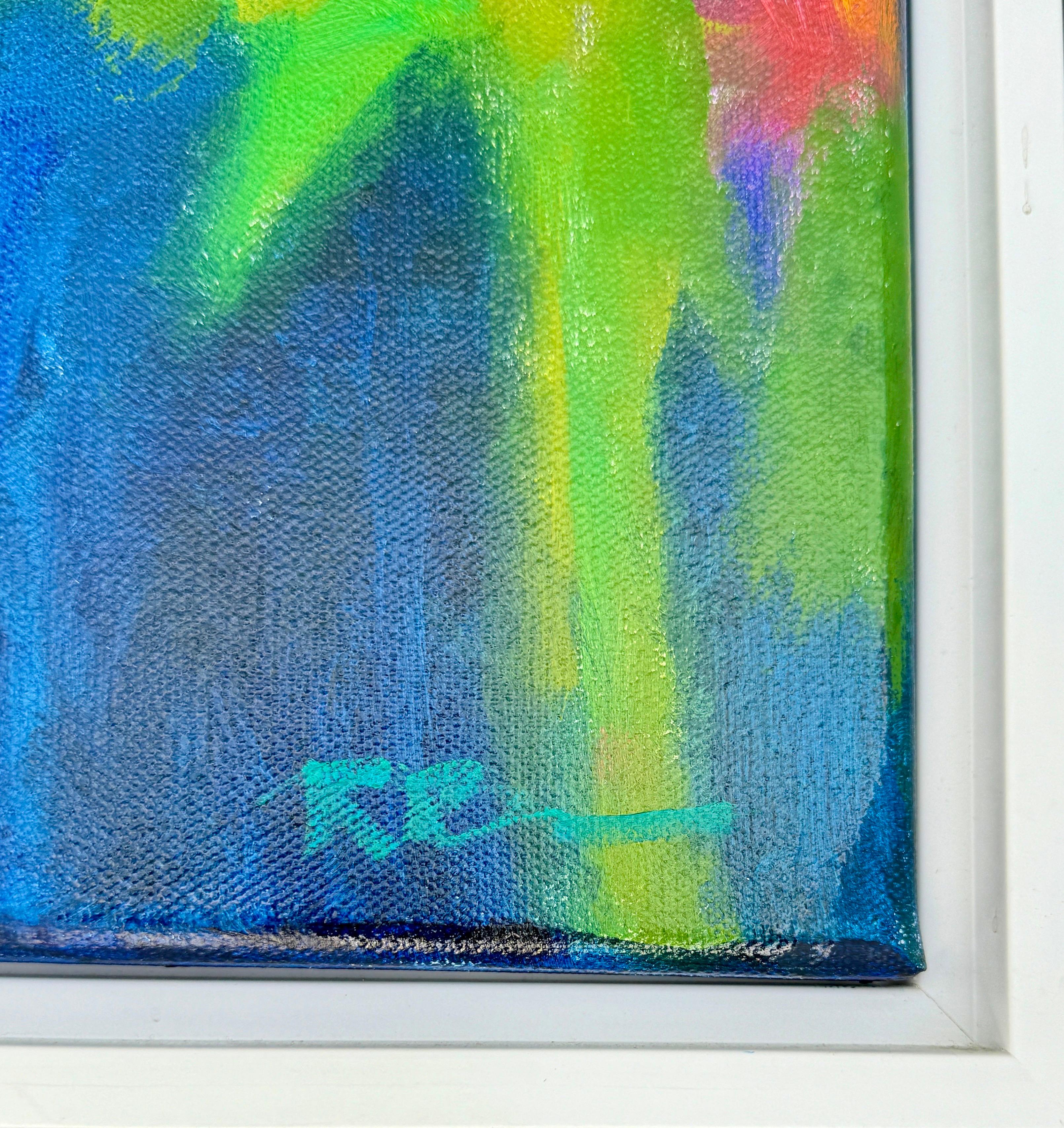 Gran Tríptico Vibrante Peonías Florales Pinturas al Óleo, Firmado Rachel Brown 2019 Siglo XXI y contemporáneo en venta