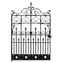 Large Victoran Wrought Iron Pedestrian Gate