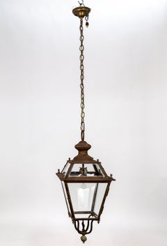 Large Victorian 1-Light Hanging Lantern