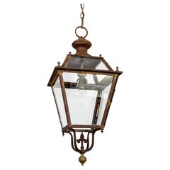 Vintage Large Victorian 1-Light Hanging Lantern