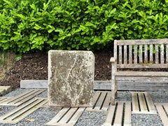 Large Victorian 1887 Carved Date Stone Architectural Garden Ornament