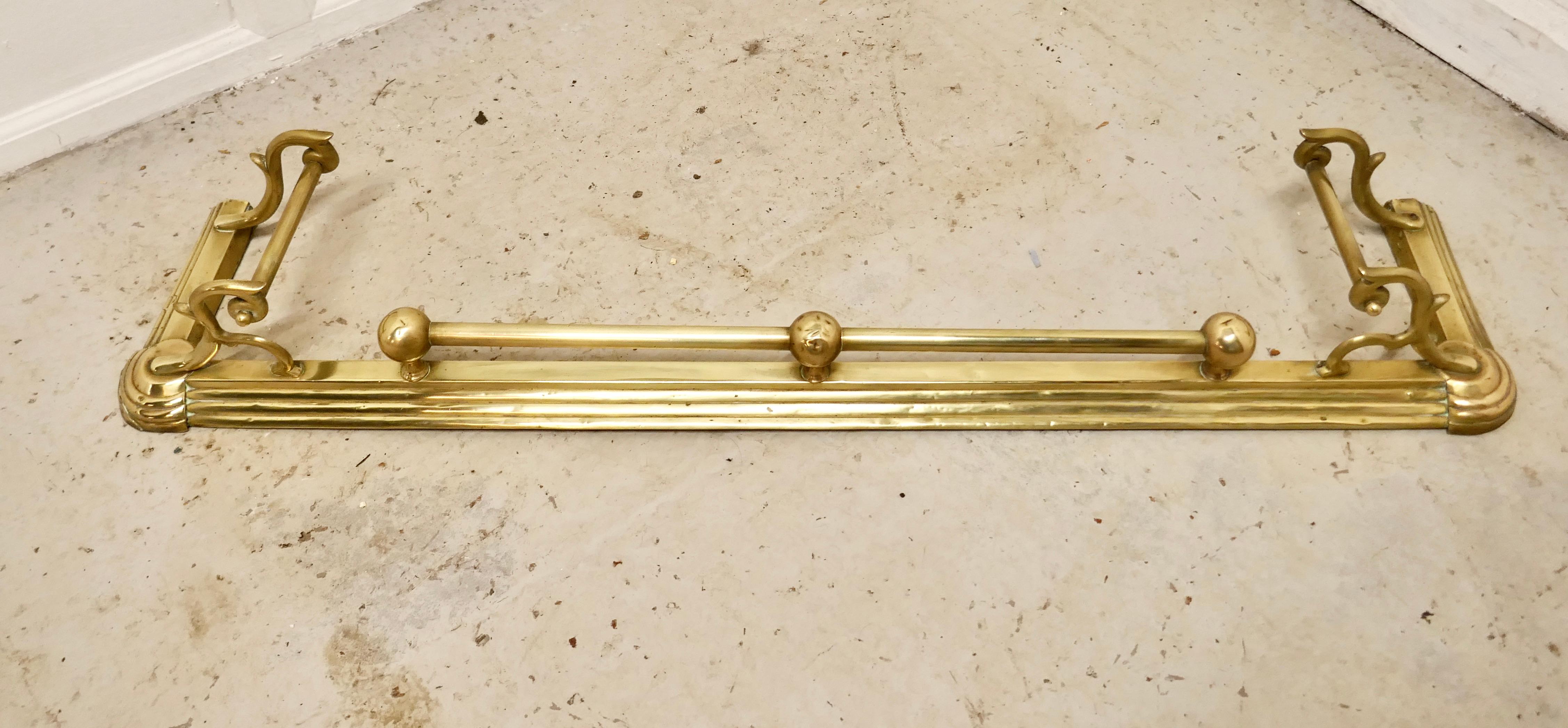 victorian large brass fretted draw handles 