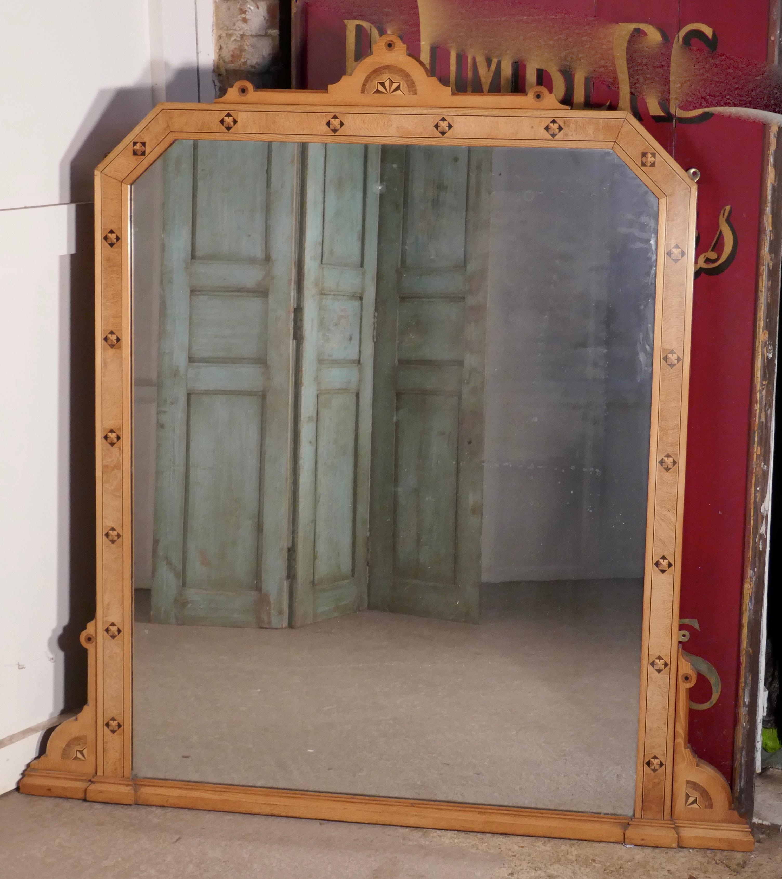 victorian mantle mirror