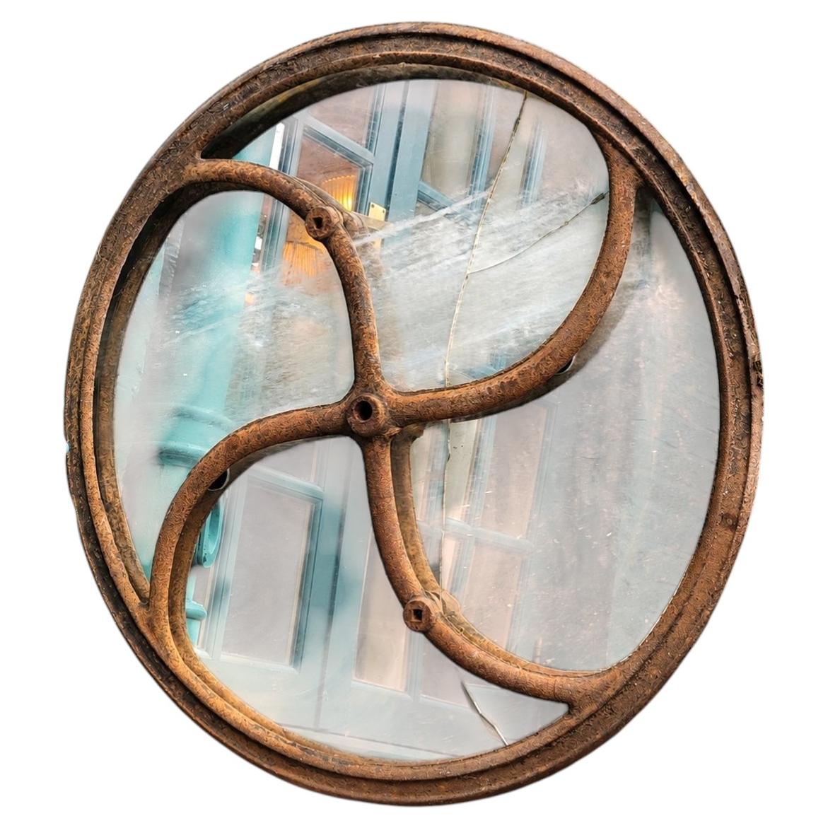 Large Victorian Cast Iron Canal Lock Wheel from Paddington Basin, London