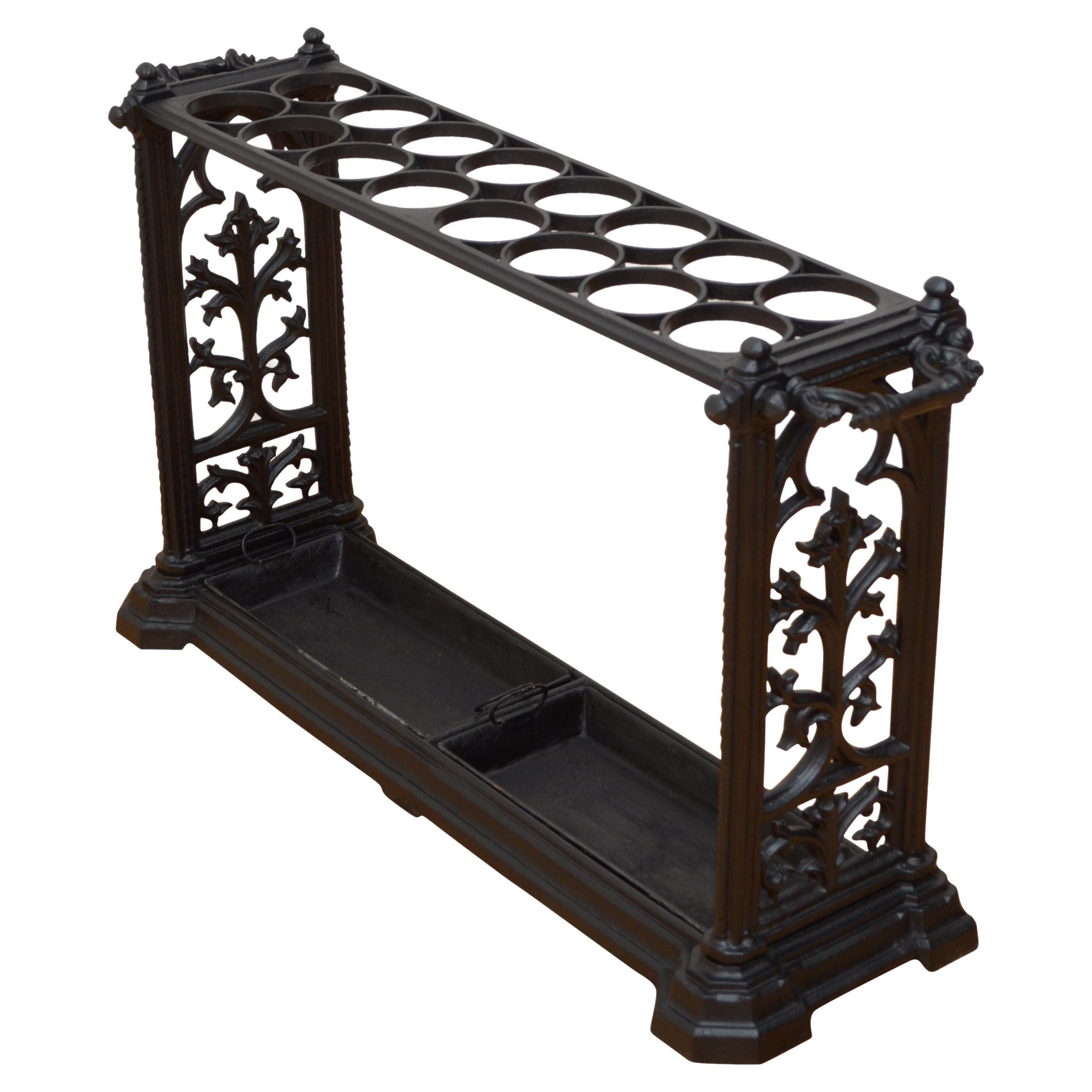 Victorian Cast Iron Umbrella Stand For Sale at 1stDibs cast iron