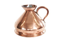 Large Victorian Copper Jug 12 Quartz