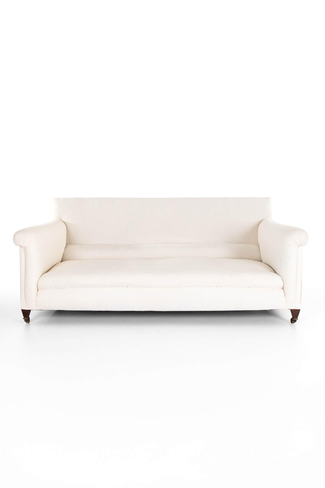 British Large Victorian Country House Sofa For Sale