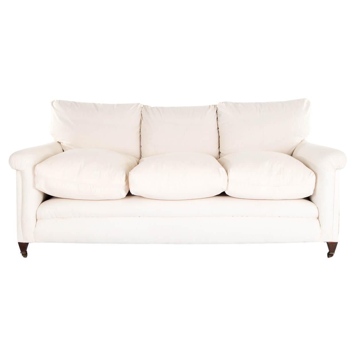 Large Victorian Country House Sofa For Sale
