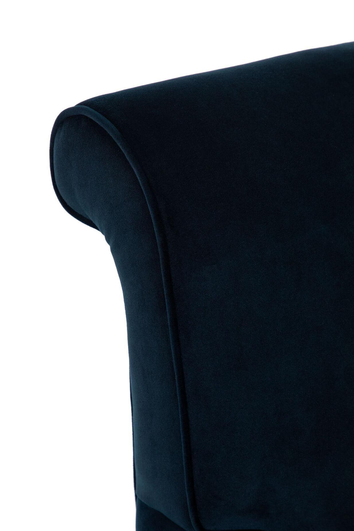 Velvet Large Victorian Deep Seated Armchair For Sale