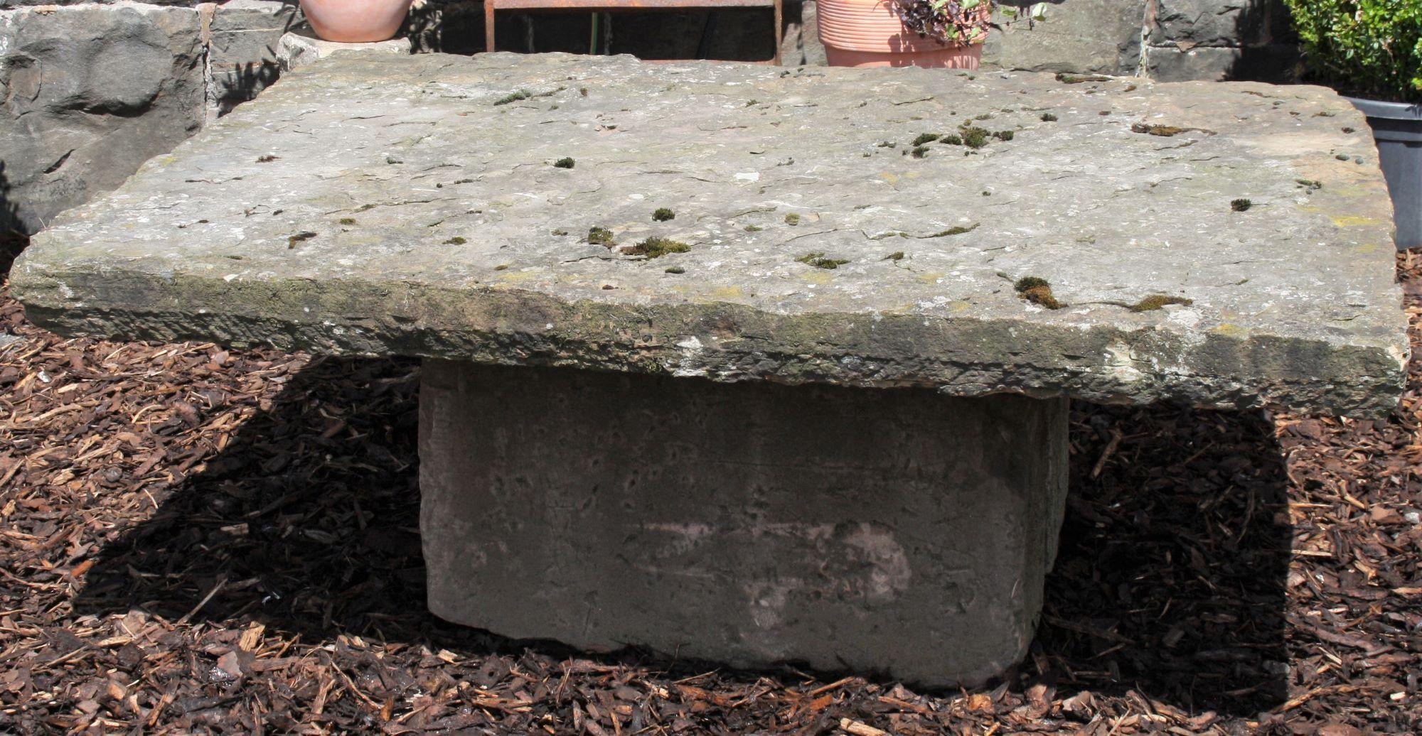 stone table outdoor