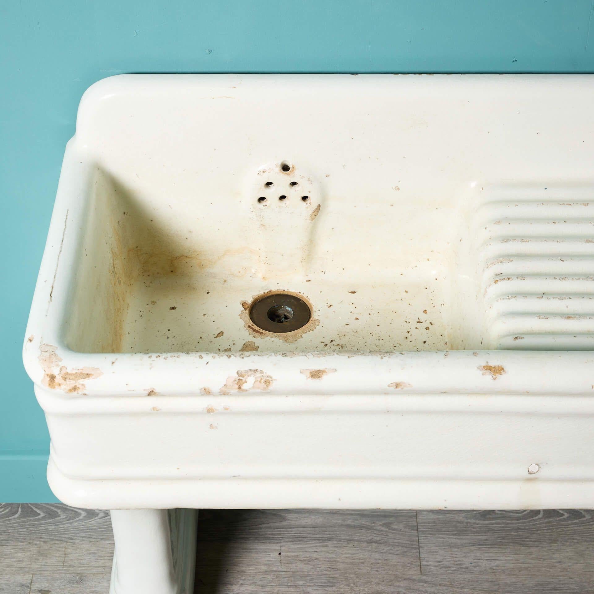 19th Century Large Victorian Glazed Stoneware Utility Basin