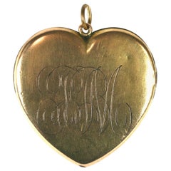Large Victorian Heart Locket