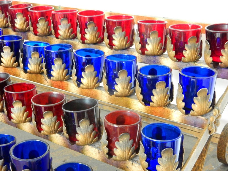 Large Victorian Iron Church Prayer Candle Stand Altar at 1stDibs