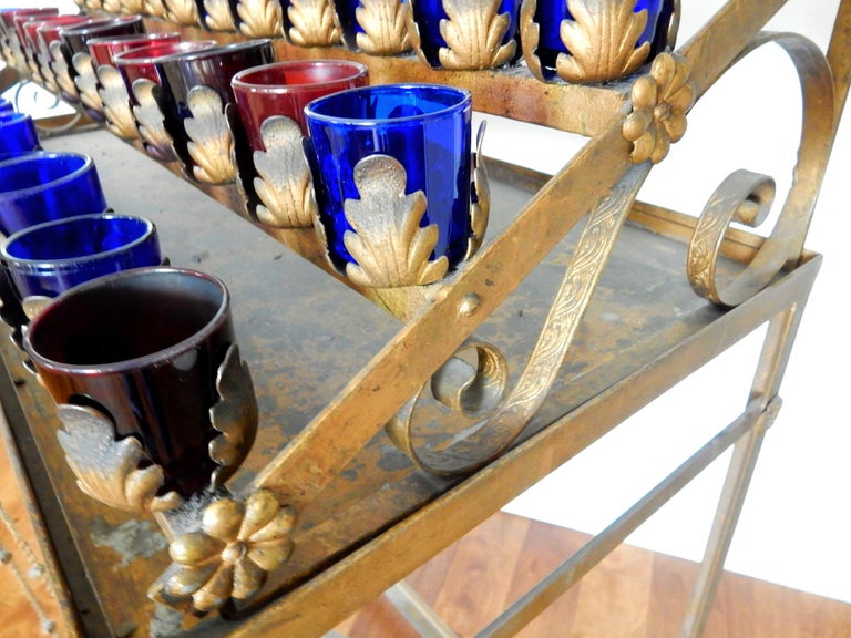 Large Victorian Iron Church Prayer Candle Stand Altar at 1stDibs