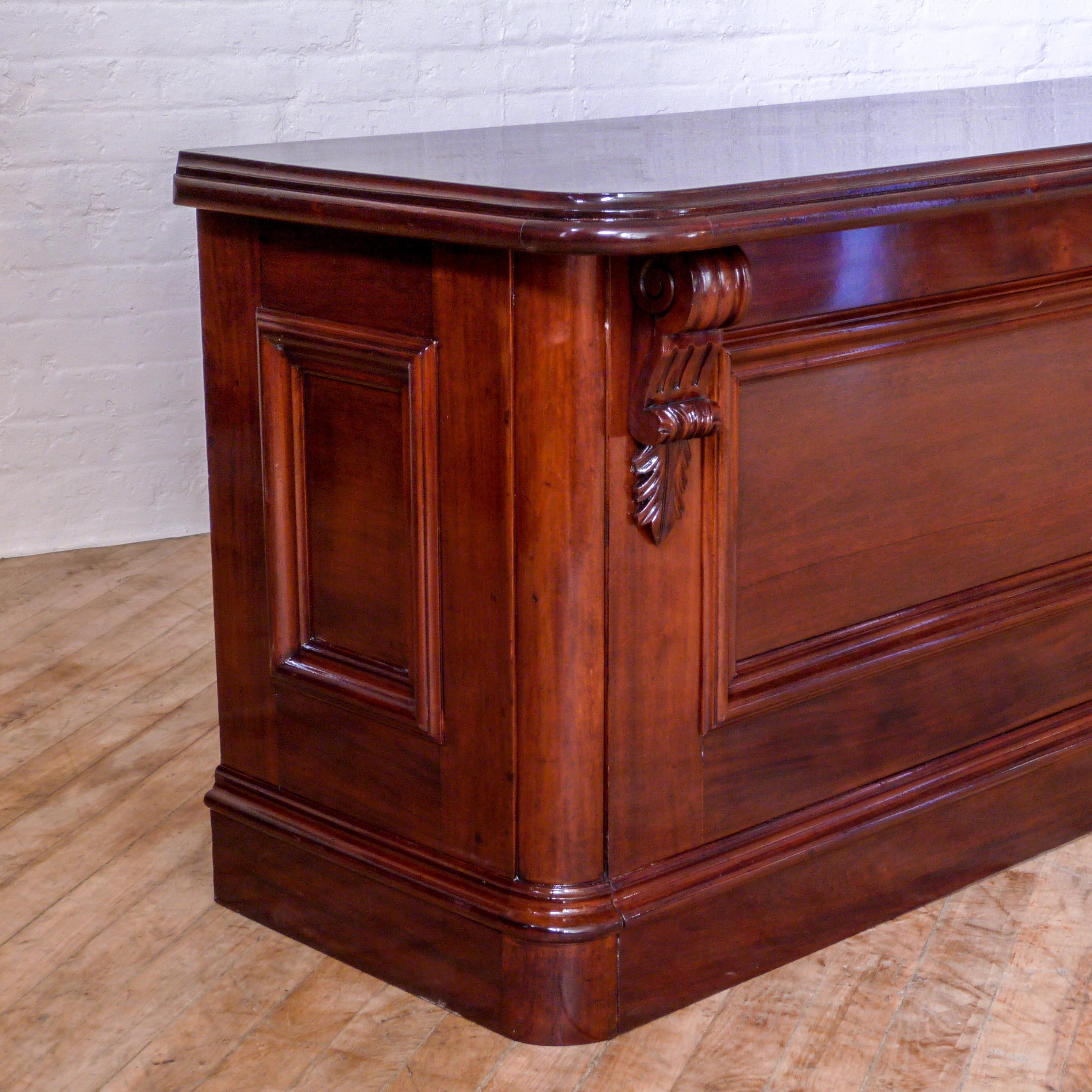 Large Victorian Mahogany Bar/Counter at 1stDibs bar counter for sale