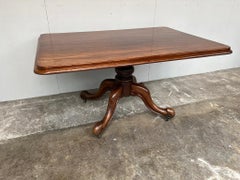 Large Victorian Mahogany Tilt-Top Breakfast or Dining Table on Castors c.1850