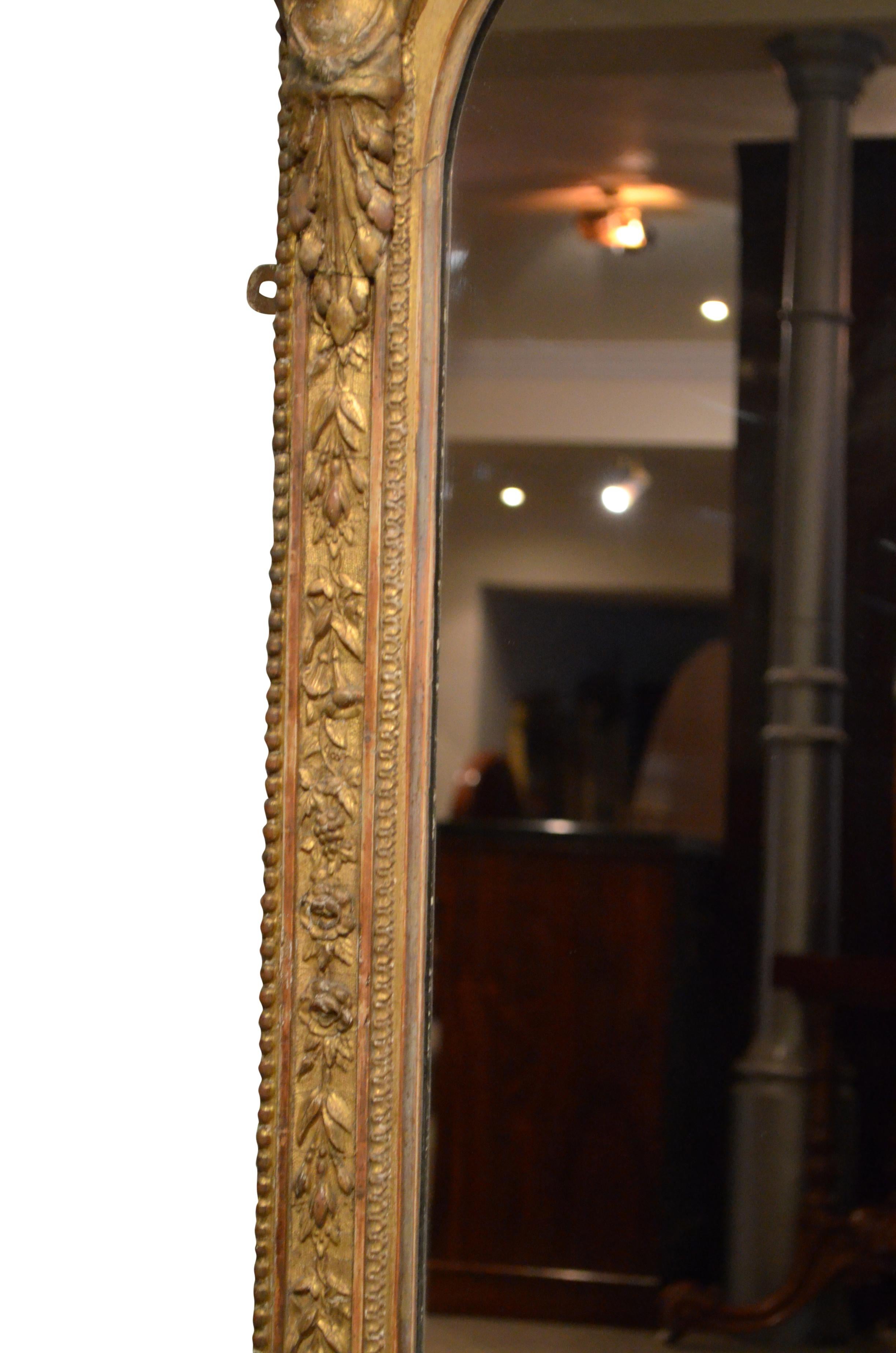 English Large Victorian Mirror