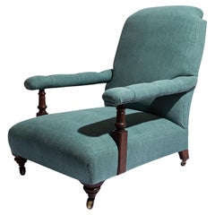 Large Victorian Open Armchair by Maple & co.