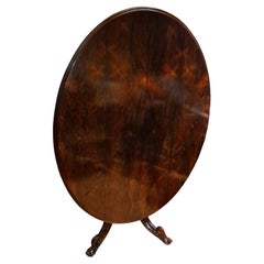 Large Victorian Oval Rosewood Breakfast/Tilt–Top Table