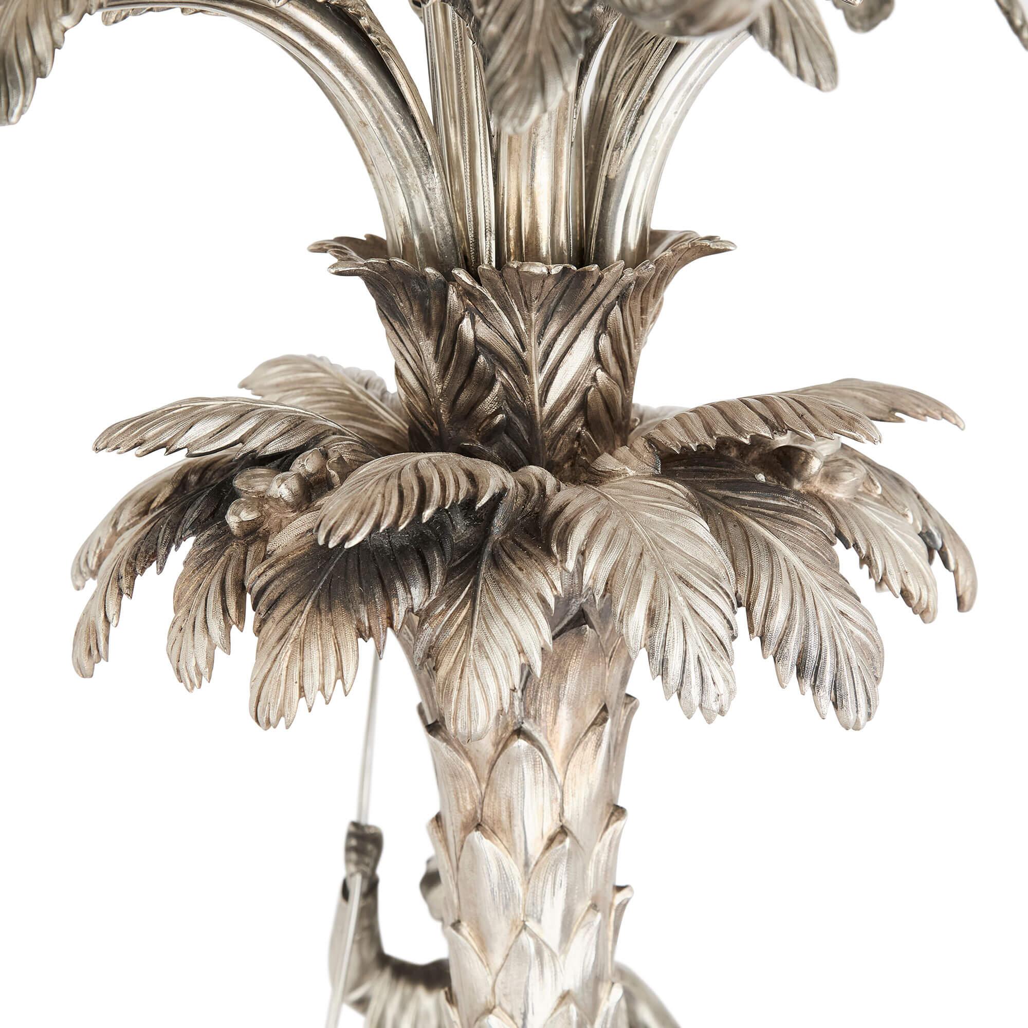 Large Victorian Silver Orientalist Equestrian Centrepiece Edward Barnard & Sons For Sale 1