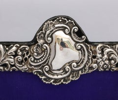 Large Victorian Sterling Silver Picture Frame