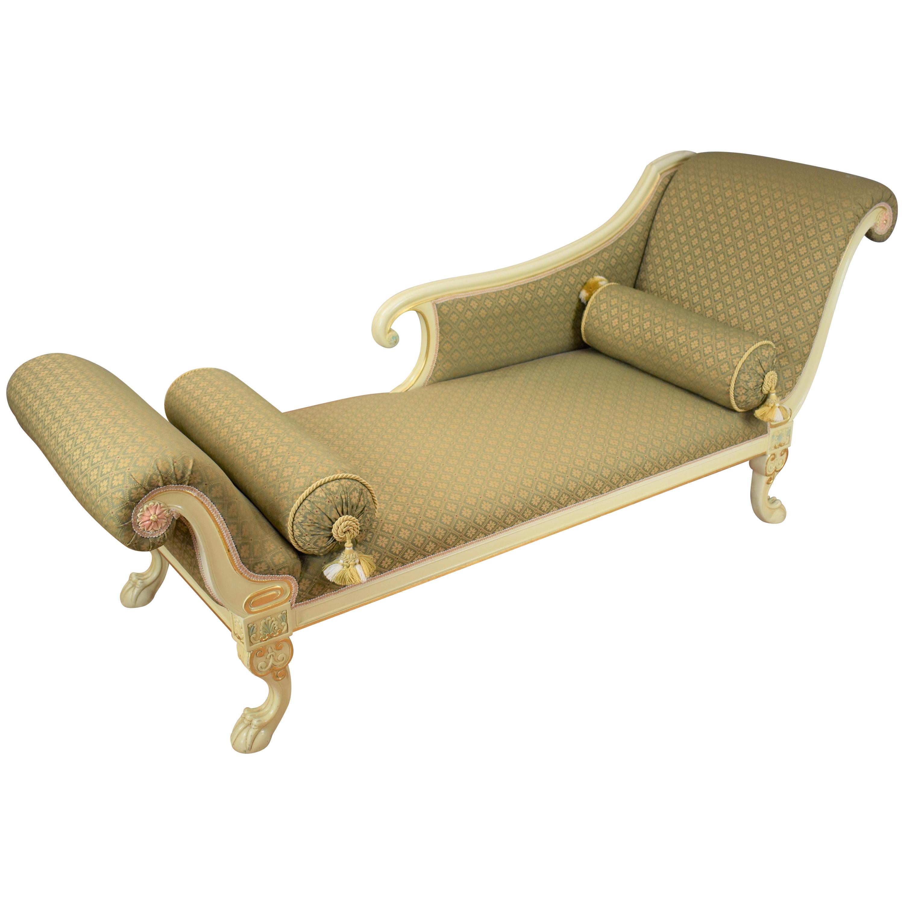 Large Victorian Style Chaise