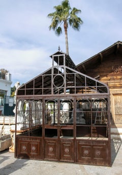 Large Victorian Style Iron Greenhouse Model