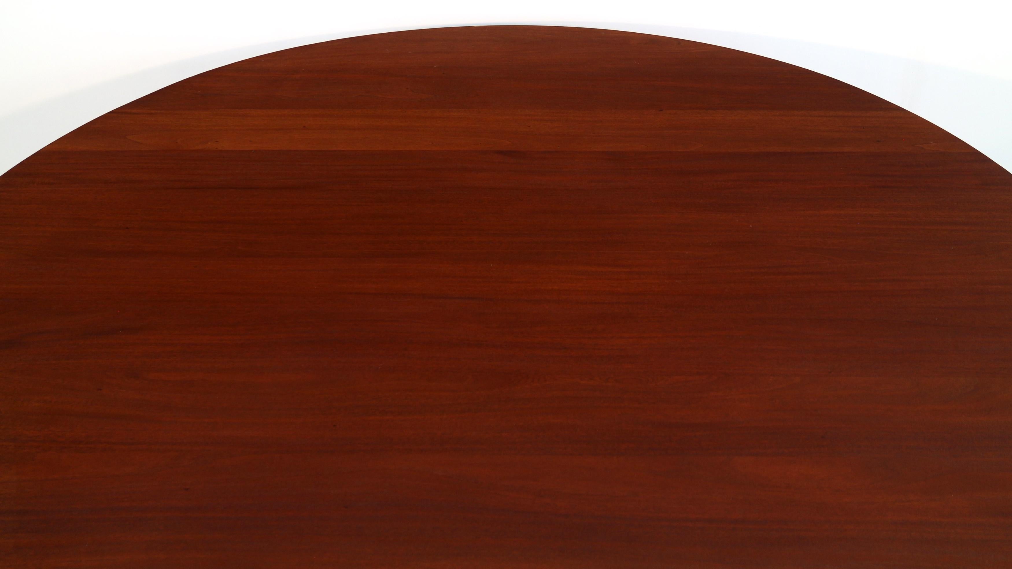 Large Victorian Style Mahogany Circular Centre Table - 6ft7 / 2m diameter For Sale 2