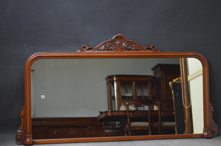 Large Victorian Wall Mirror