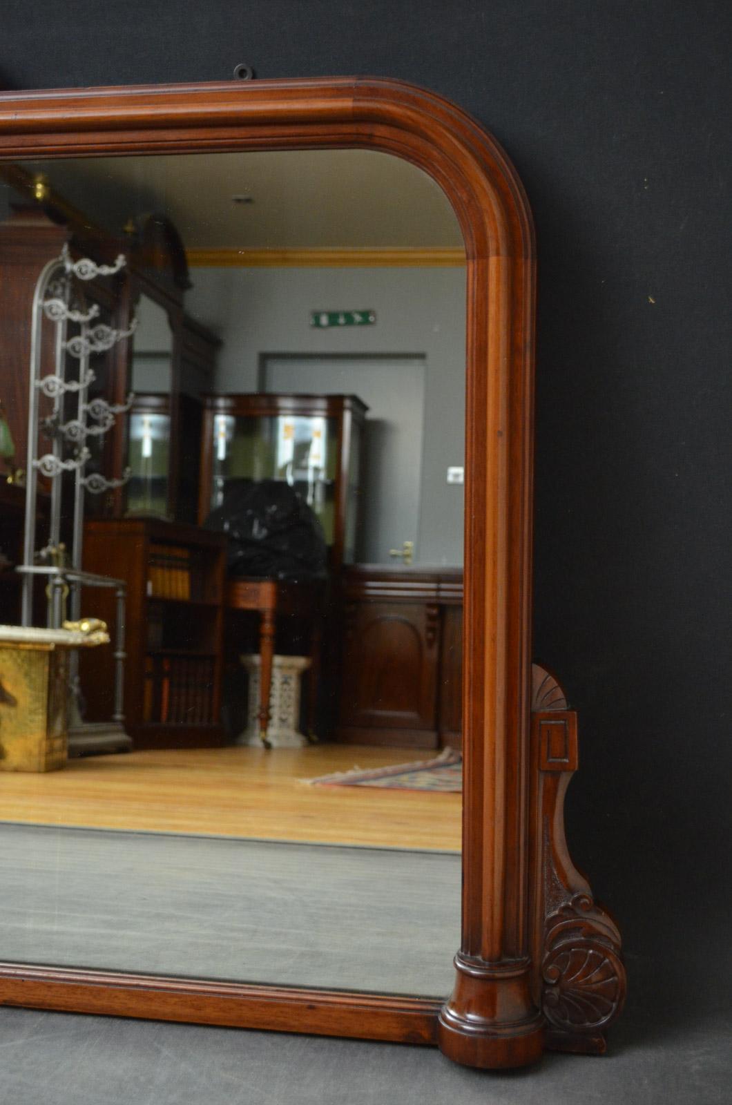 Large Victorian Wall Mirror 1