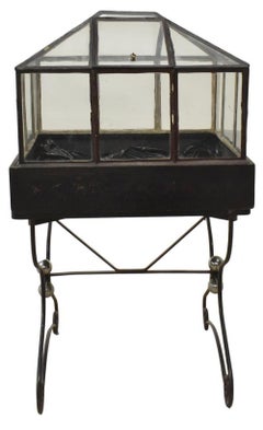 Large Victorian Wardian With Stand
